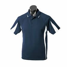 POLO MENS EUREKA NAVY/WHITE 2XL -