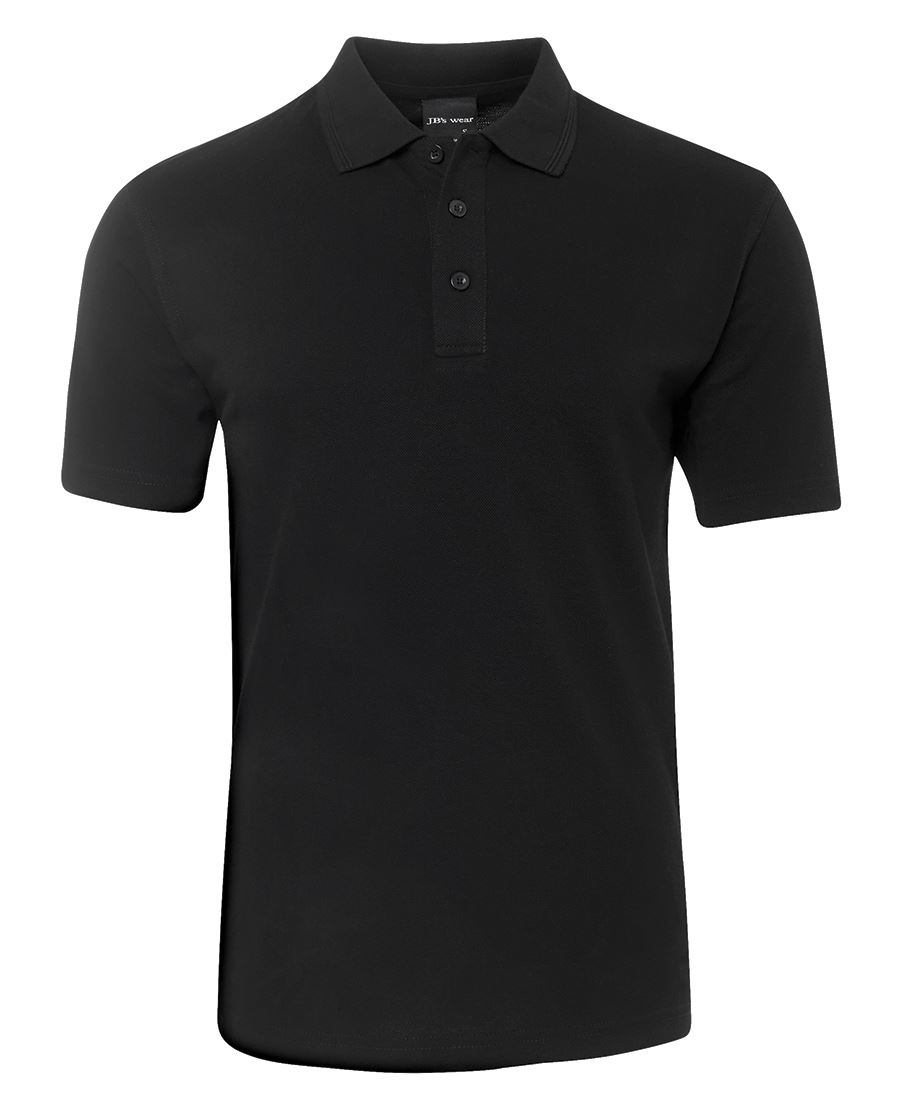 POLO S/S SIGNATURE BLACK SIZE L 