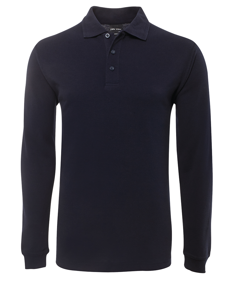 POLO SIGNATURE L/S NAVY 2XL -