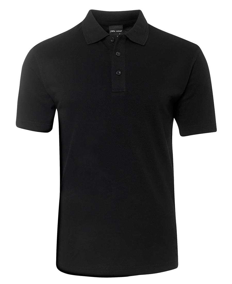 POLO S/S SIGNATURE BLACK SIZE 6/7XL 