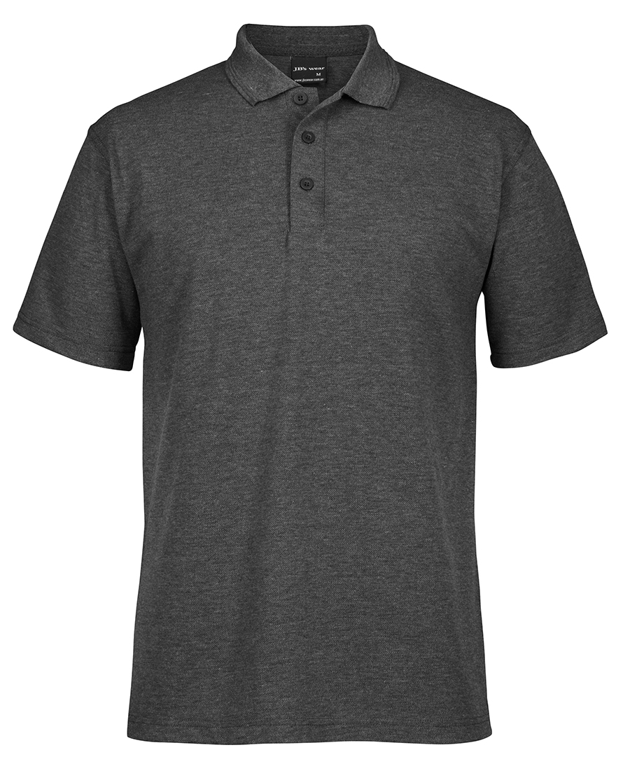 SIGNATURE POLO S/S GRAPHITE MARLE SIZE XL