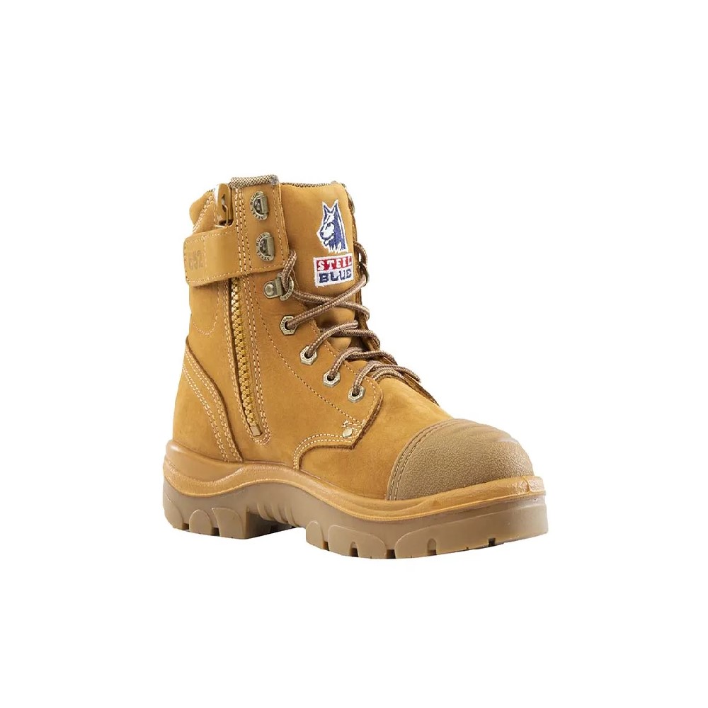 BOOT ARGYLE ZIP SCUFF CAP 10 -ANKLE LACE UP WHEAT TPU