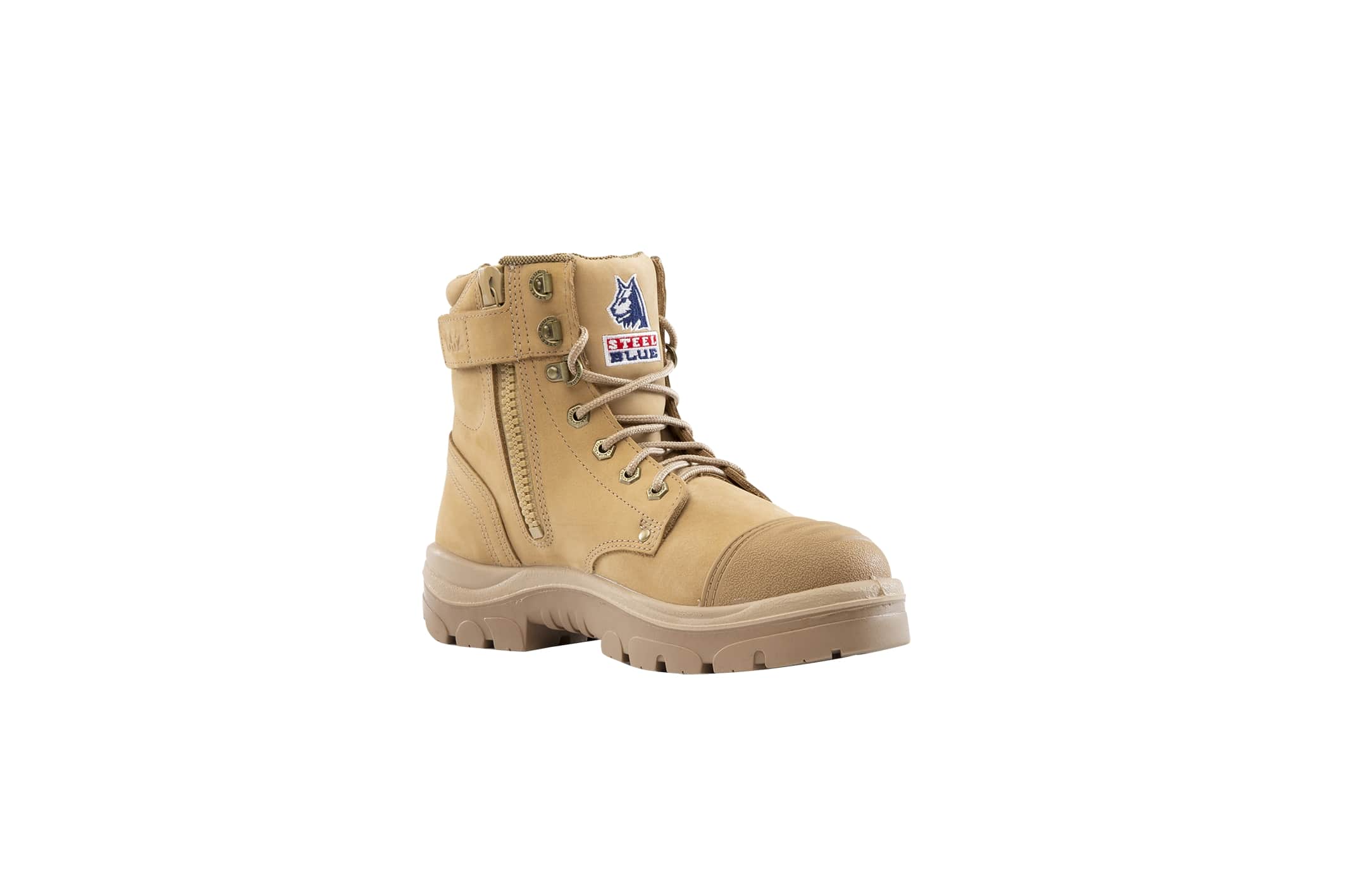 BOOT ARGYLE ZIP SCUFF CAP 10 -ANKLE LACE UP SAND TPU