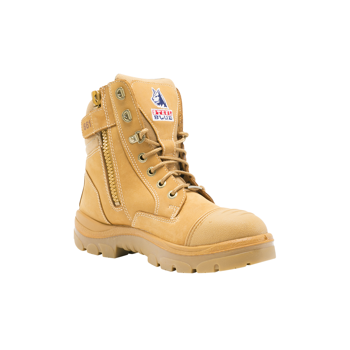 SAFETY BOOT SOUTHERN X WHEAT S10 - ZIP SIDE SCUFF CAP