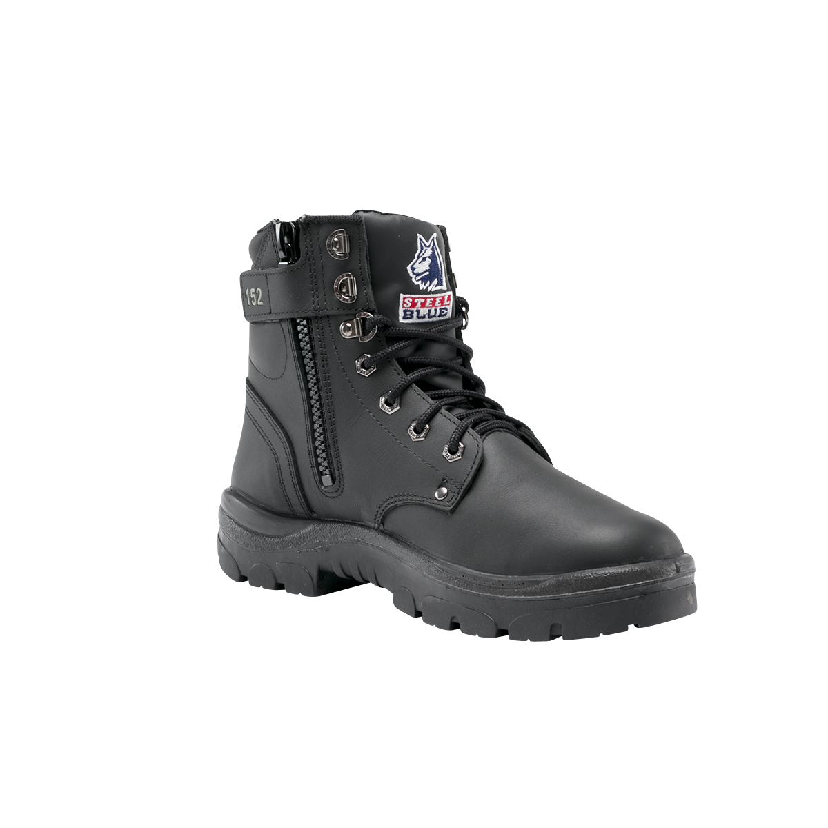 SAFETY BOOT ARGYLE NITRILE ZIP S10 -ANKLE HEIGHT LACE BLACK