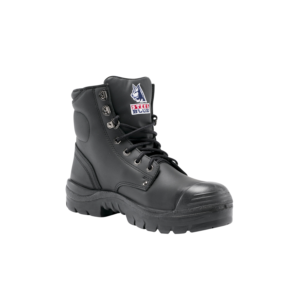 SAFETY BOOT ARGYLE BUMPCAP S10 -ANKLE LACE UP BLACK