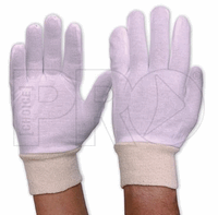 GLOVE COTTON LINER KNITTED WRIST 