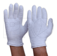 GLOVE INTERLOCK CUFFLESS LADIES 