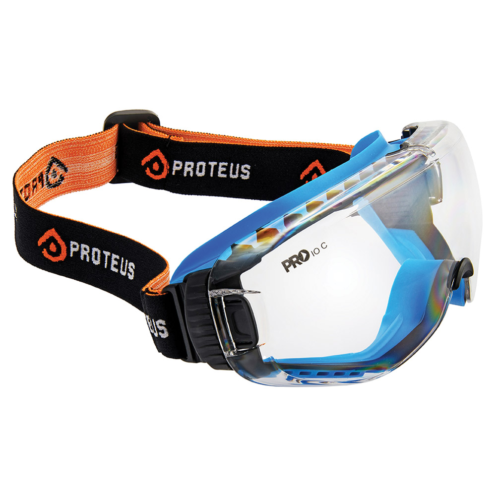 PROTEUS G1 SAFETY GOGGLE CLEAR ANTI-FOG & ANTI-SCRATCH CLEAR LENS