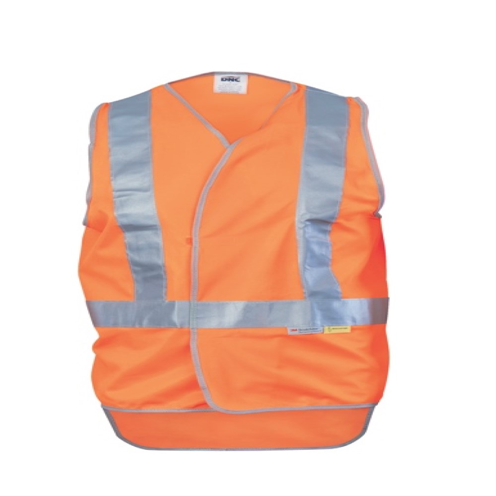 VEST D/N CROSS BACK TAIL ORANGE XL 