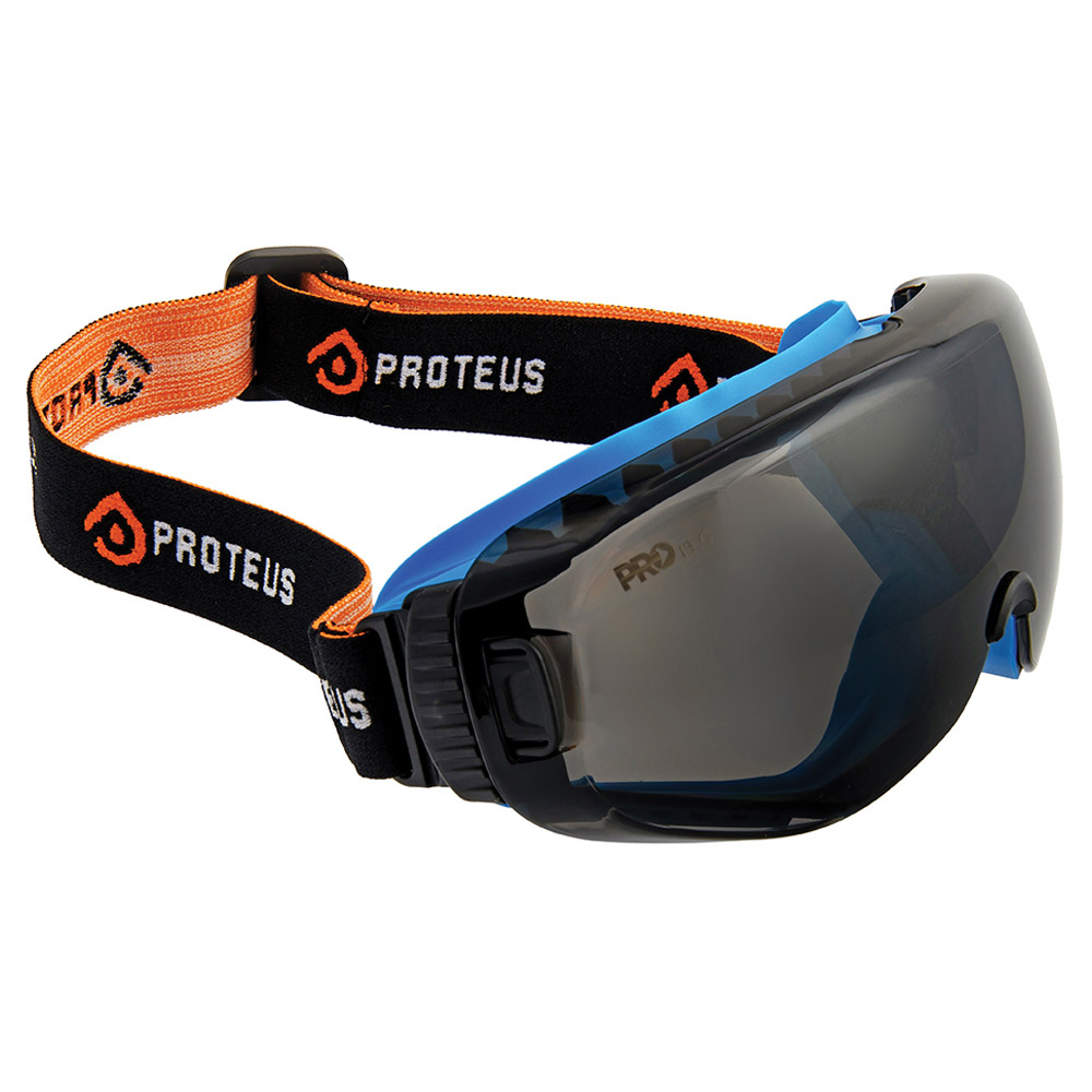 PROTEUS G1 SAFETY GOGGLE SMOKE ANTI-FOG & ANTI-SCRATCH SMOKE LENS