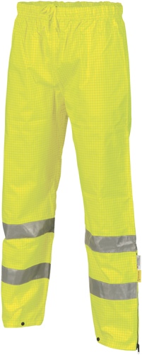 PANT ANTISTATIC YELLOW SIZE 2XL - 300D, 2%CARBON GRID SEAM SEALED