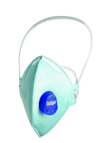 DUST MASK FLAT FOLD XPLORE P2V BX10 