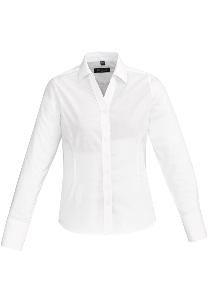 SHIRT LADIES HUDSON L/S WHITE S10 -