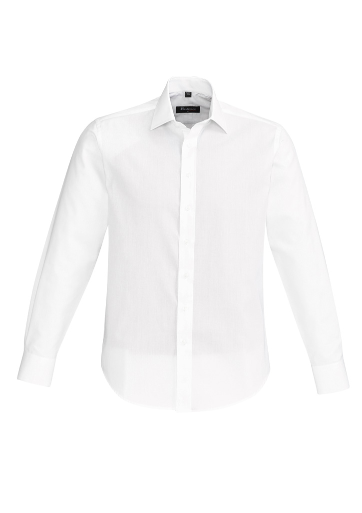 SHIRT MENS HUDSON L/S WHITE 2XL -