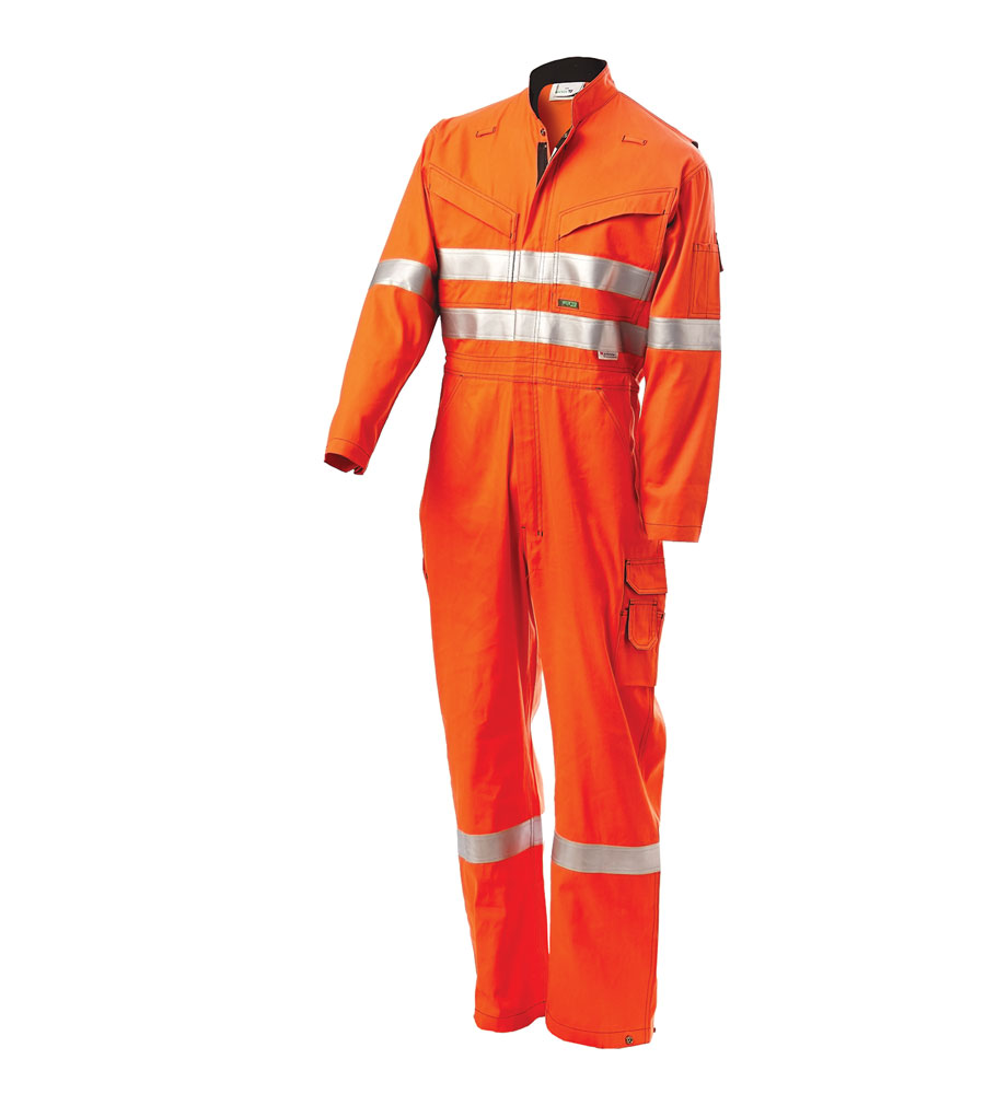 COVERALL FLAREX FR HRC1 ORANGE 102R LOXY REF TAPE INHERENT 190G MODACRYL