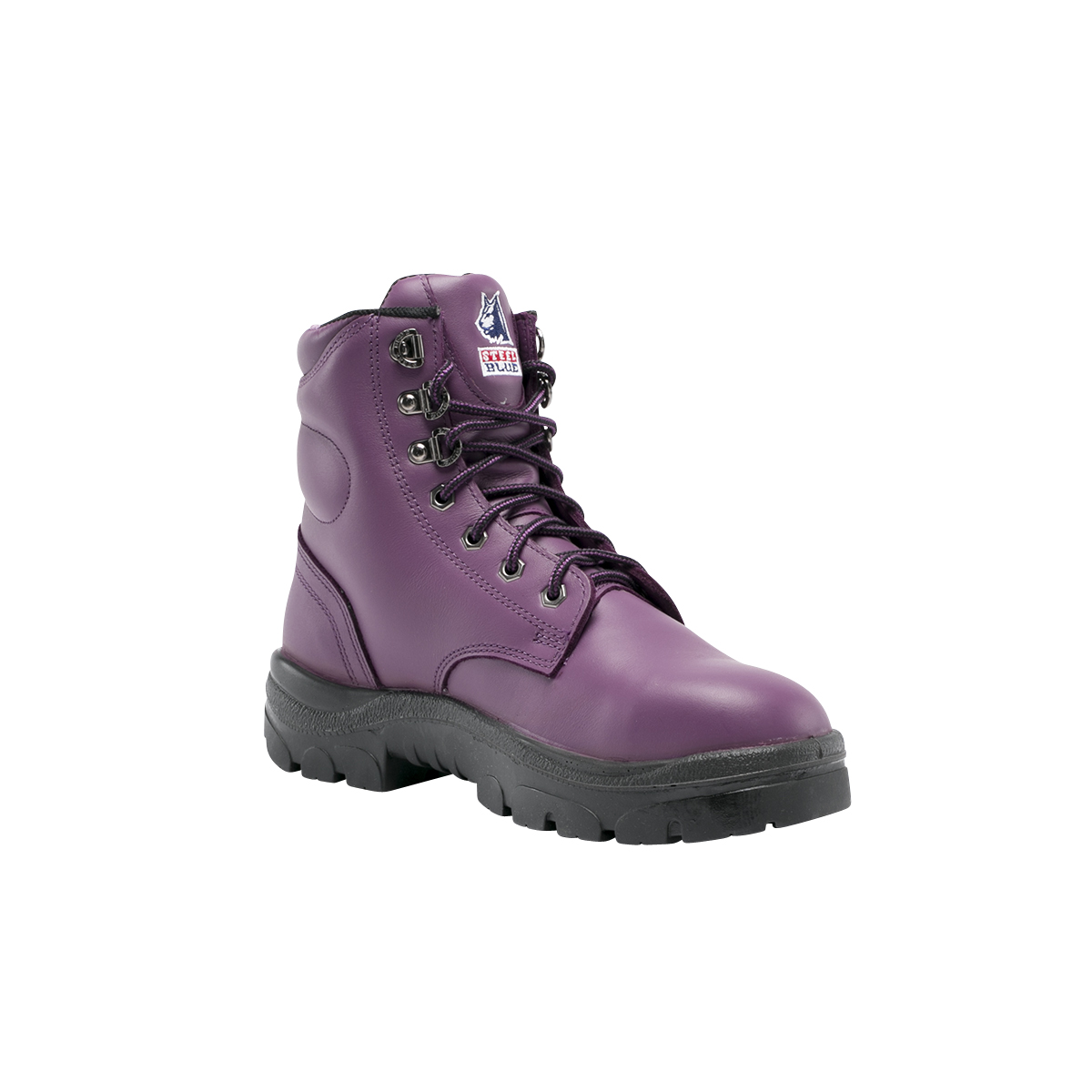 BOOT ARGYLE LADIES PURPLE S10 -ANKLE LACE UP PURPLE