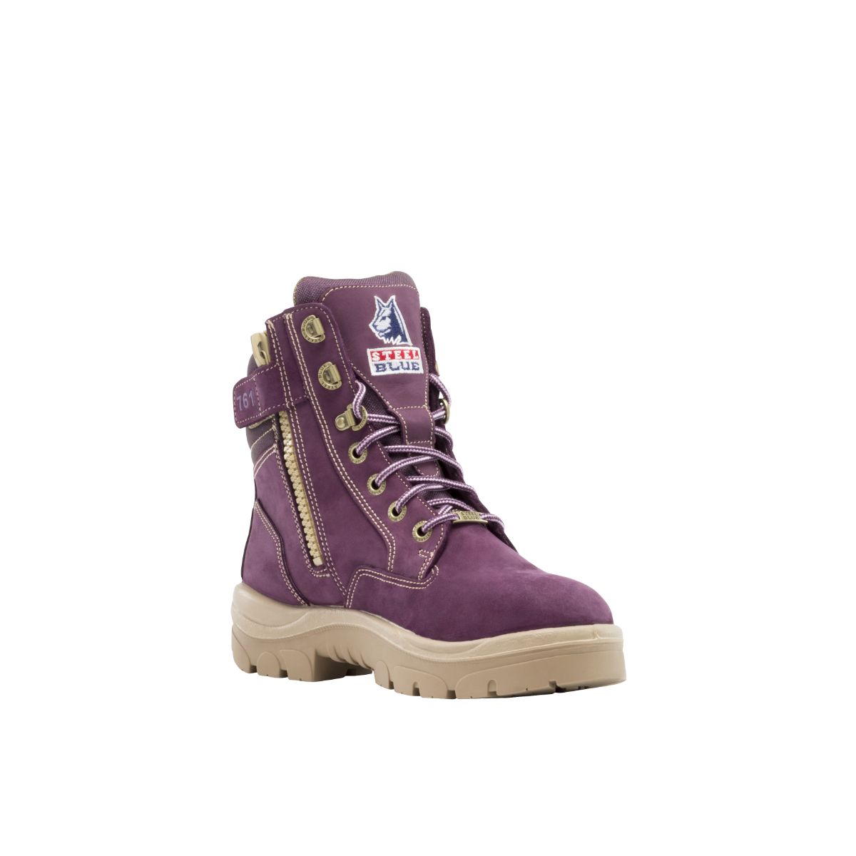 BOOT LADIES SOUTHERN PURPLE ZIP S10 -SIZES 10