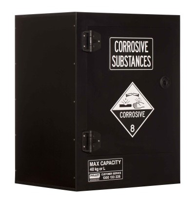 CABINET DG CORROSIVE POLY 40L 770 x 600 x 466mm 1 Shelf