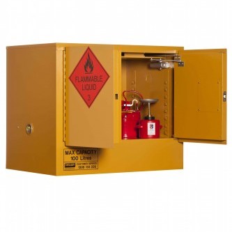 CABINET DG FLAMMABLE LIQUID 100L 770 x 935 x 620mm 1 Shelf