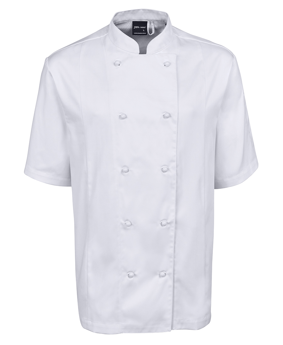 VENTED CHEF'S JACKET S/S - WHITE 2XL -VENTED BACK YOKE & UNDERARM WITH MESH