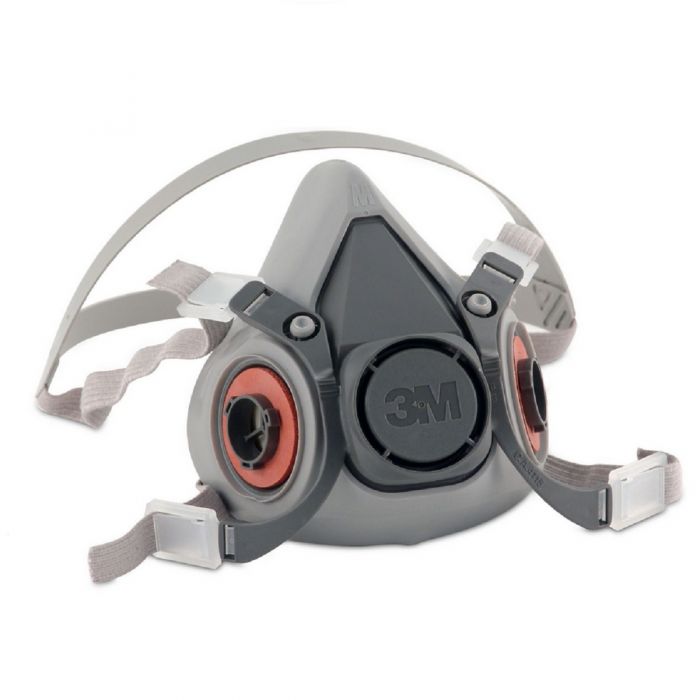HALF FACE MASK TWIN FILTER MED 3M 6000 SERIES