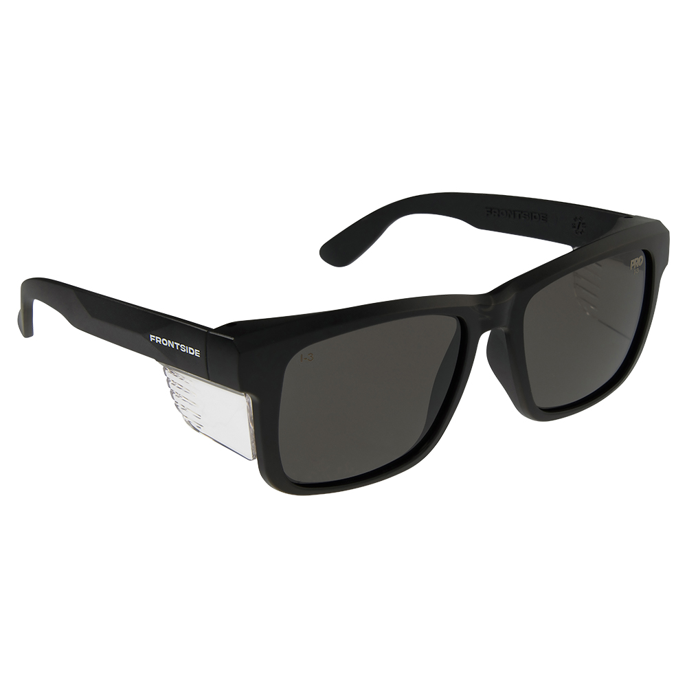 FRONTSIDE SMOKE LENS BLACK FRAME A/S A/F LENS