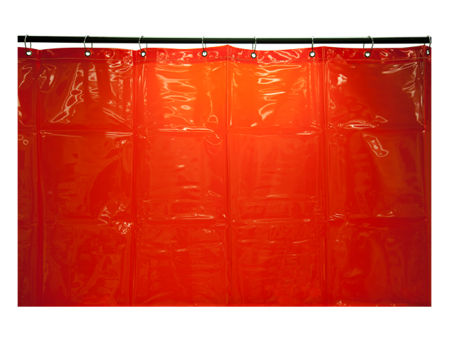 WELDING CURTAIN 1.8x2.0M RED -WELDCLASS