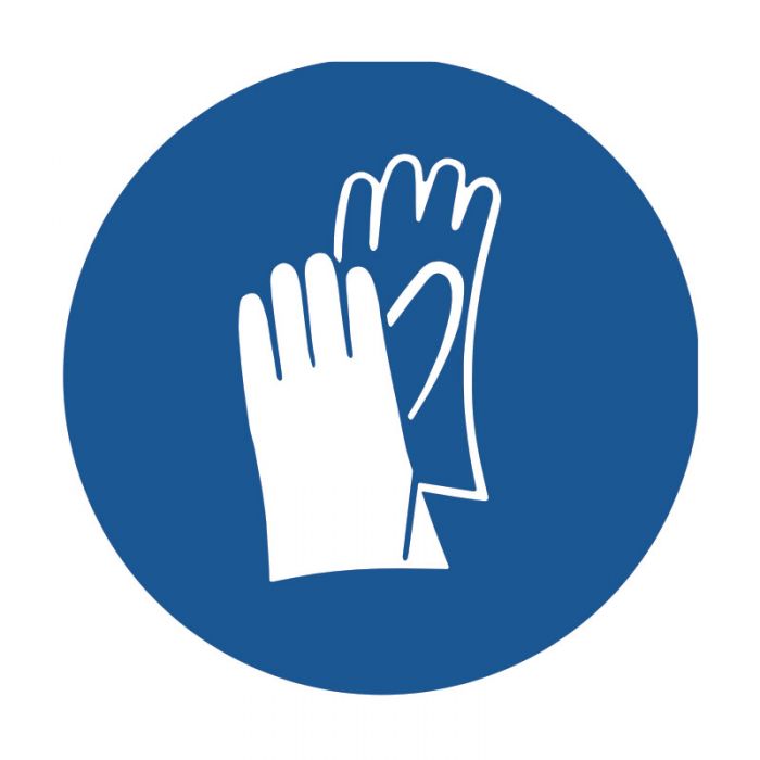 HAND PROTECTION MANDATORY PICTOGRAMS 200Dia
