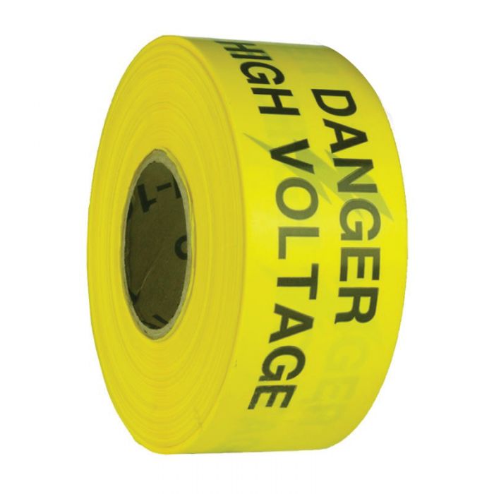 BARRICADE TAPE -HIGH VOLTAGE -ROLL 75MM 300M