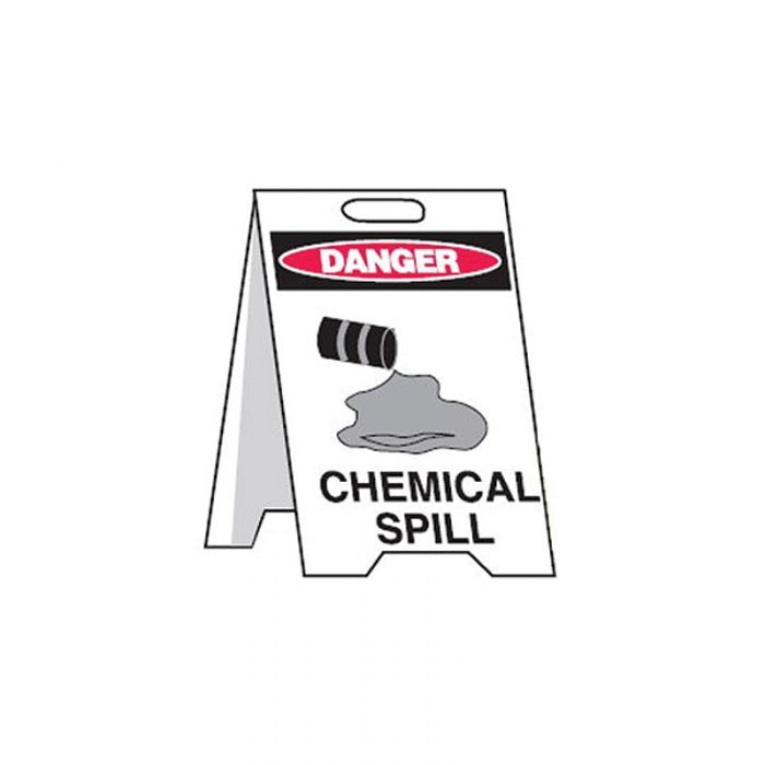 CHEMICAL SPILL -FLOOR STD WHT HVY DUTY 300X500