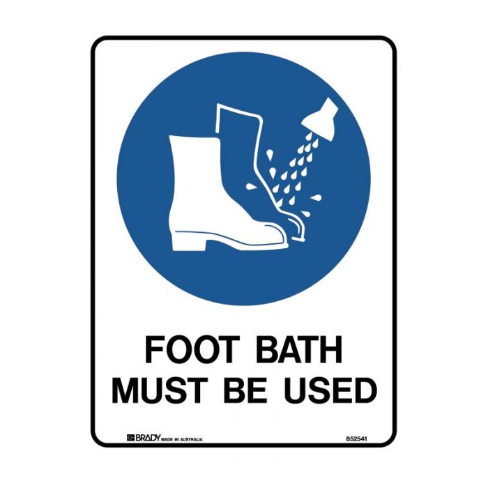 FOOT BATH MUST BE USED METAL 450 X600MM