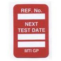 MICROTAG TEST DATE INSERT RED PKT 100