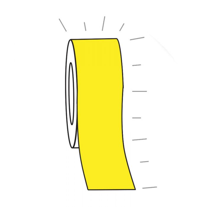 REFLECTIVE TAPE BULK ROLL YELLOW -50MM X50M