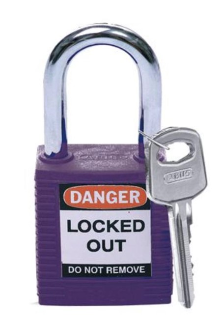 PADLOCK SET ETO (12) PURPLE KA SERIAL NO W/CORP SPEC