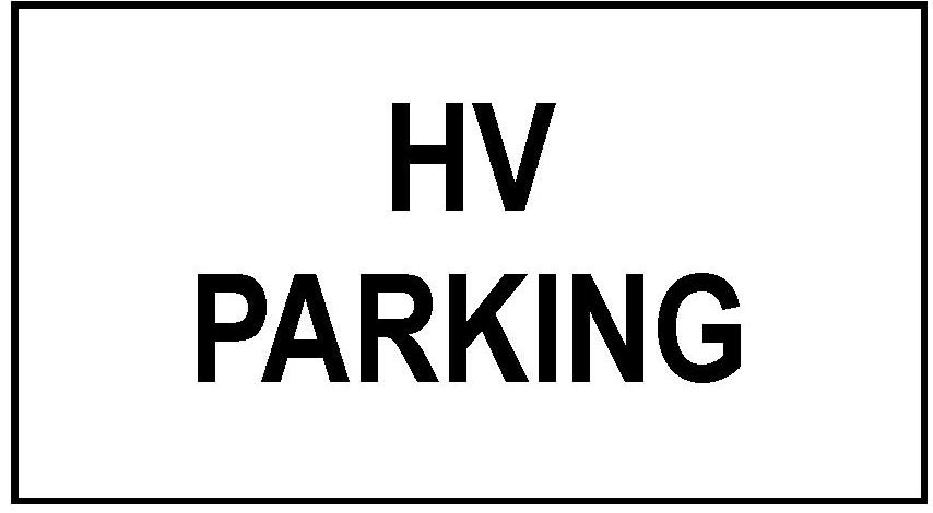 SIGN - HEAVY VEHICLE PARKING 450 X 300MM POLY