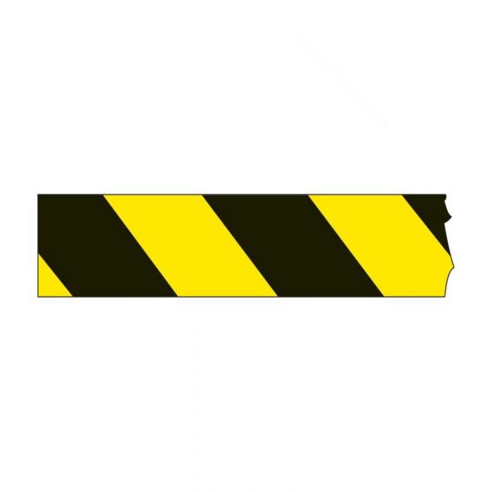 BARRICADE TAPE -YELLOW/BLACK -ROLL 75MM 60M