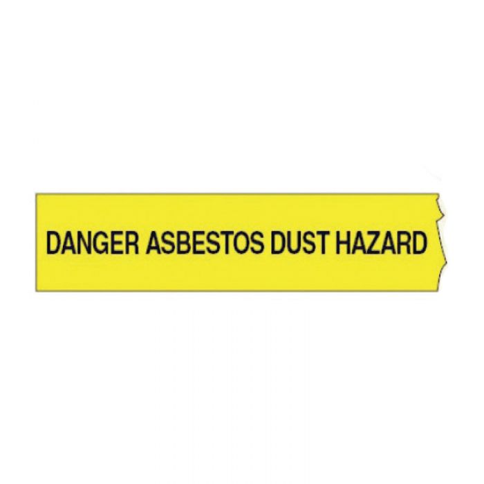 BARRICADE TAPE -ASBESTOS HAZARD -ROLL 75MM 300M