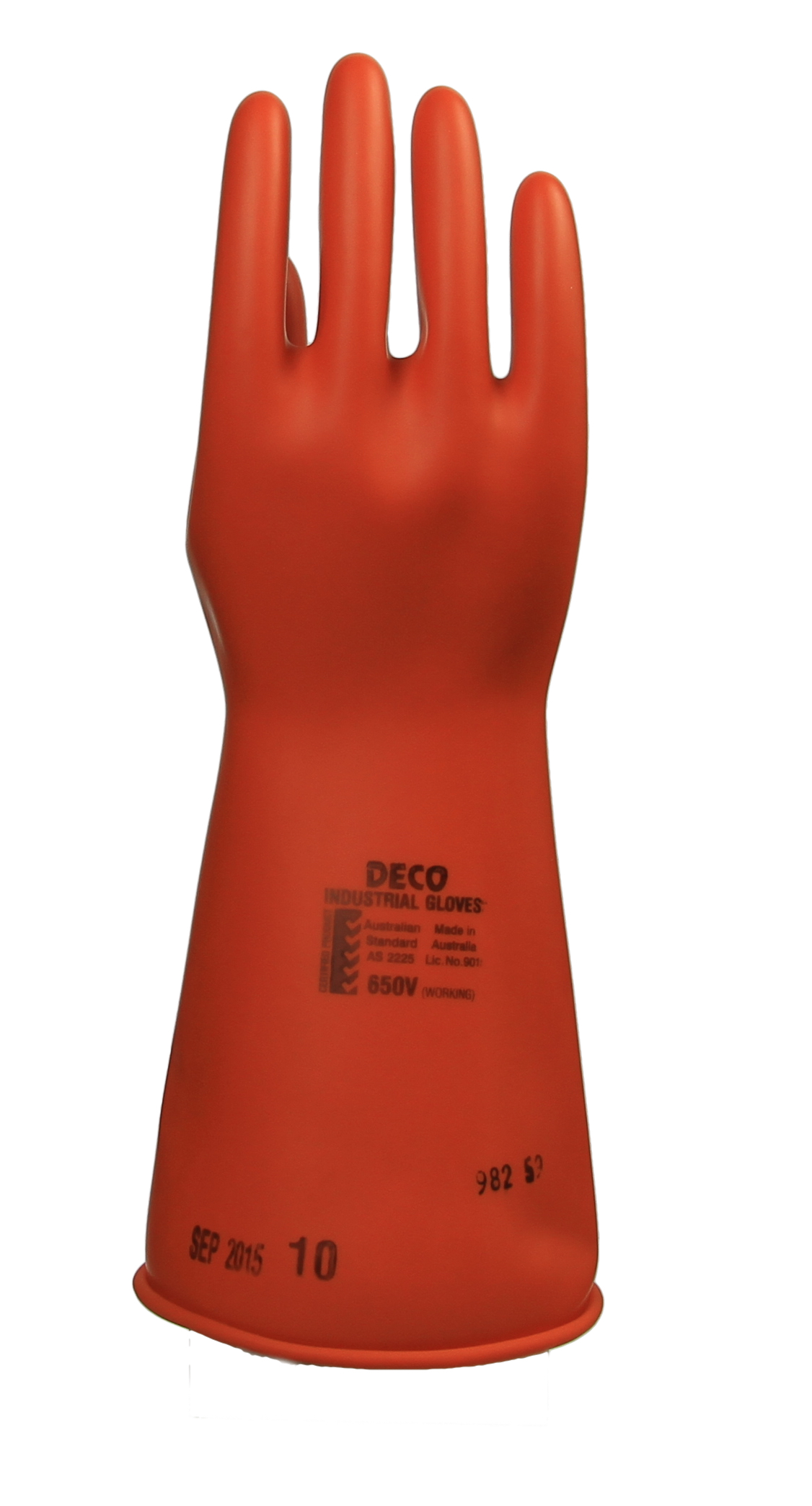 GLOVE DECO 650 VOLT 360MM SIZE 10 - SMOOTH PALM - AS2225