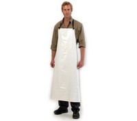 APRON FULL LENGTH PVC WHITE 