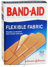 BANDAID FABRIC ASSORTED PK 20 