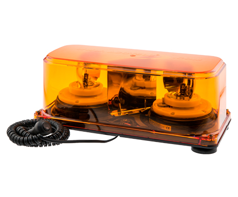 ROTATING MINI LIGHT BAR V12 55W AMBER