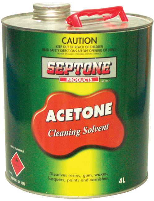 SEPTONE CLEANING SOLVENT 4L ACETONE
