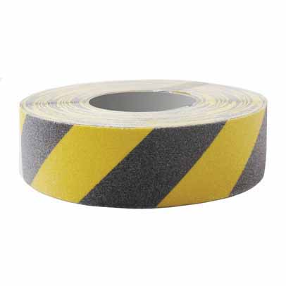 BLACK/YELLOW ANTI SLIP 50mm x 18m