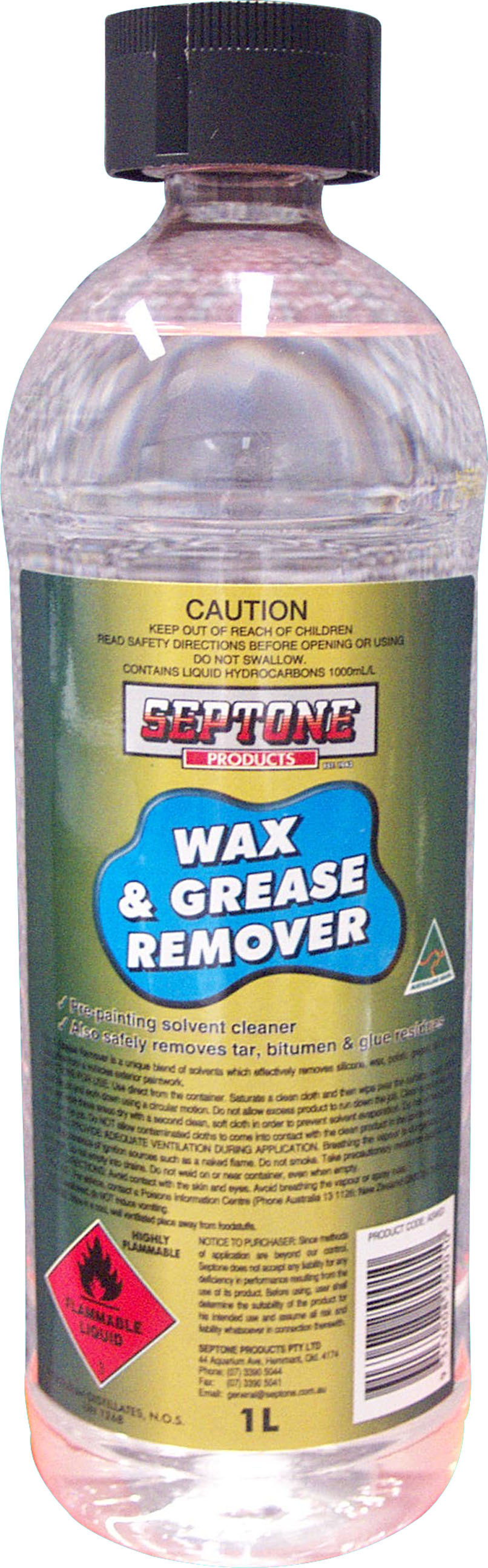 SEPTONE WAX GREASE REMOVER 1L