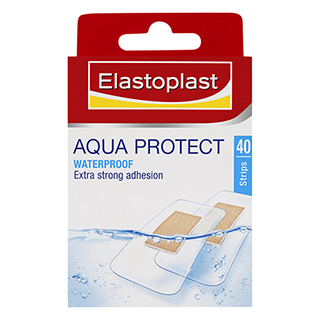 ELASTOPLAST W/PROOF STRIPS PK 40 AQUA PROTECT