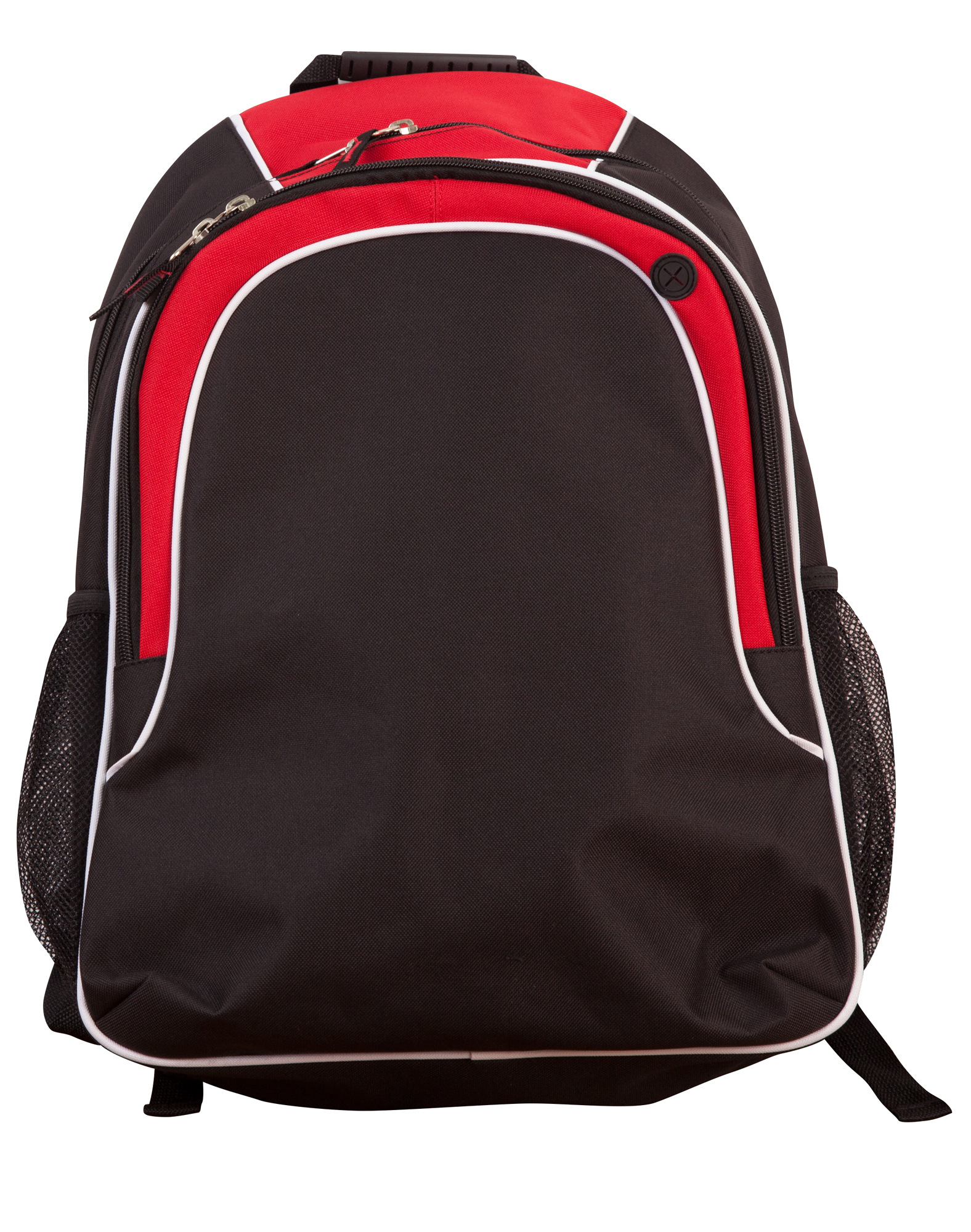 BAG BACK PACK BLACK/WHITE/RED 35 X 43 X16CM 