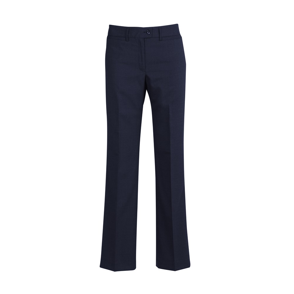 PANT LADIES FLAT FRONT NAVY S10 -