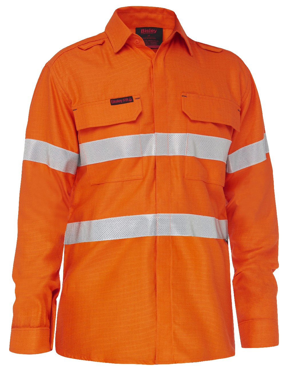 SHIRT FR ORANGE TAPED PPE2 2XL APEX 185 gsm RIPSTOP VENTED