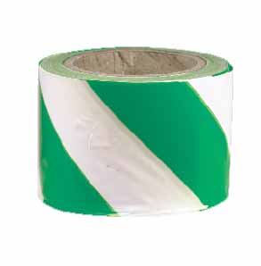 BARRIER GREEN/WHITE 75mm x 300m